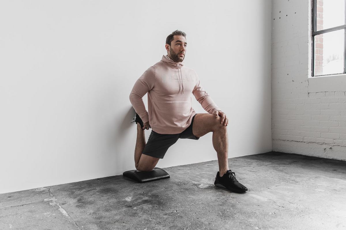 Nobull Men's Hoodie Light Grey | Australia (GT2856)